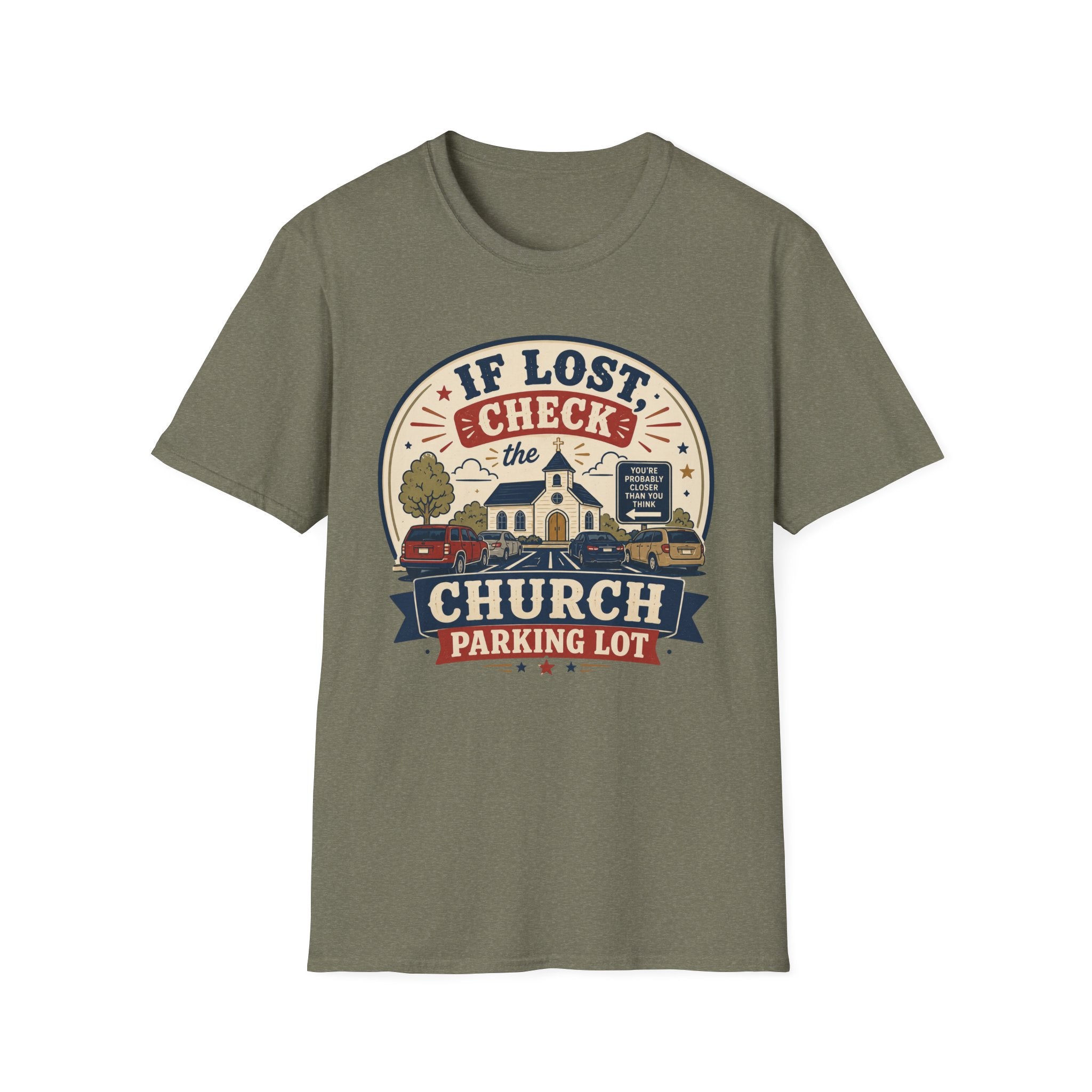 church parking lot