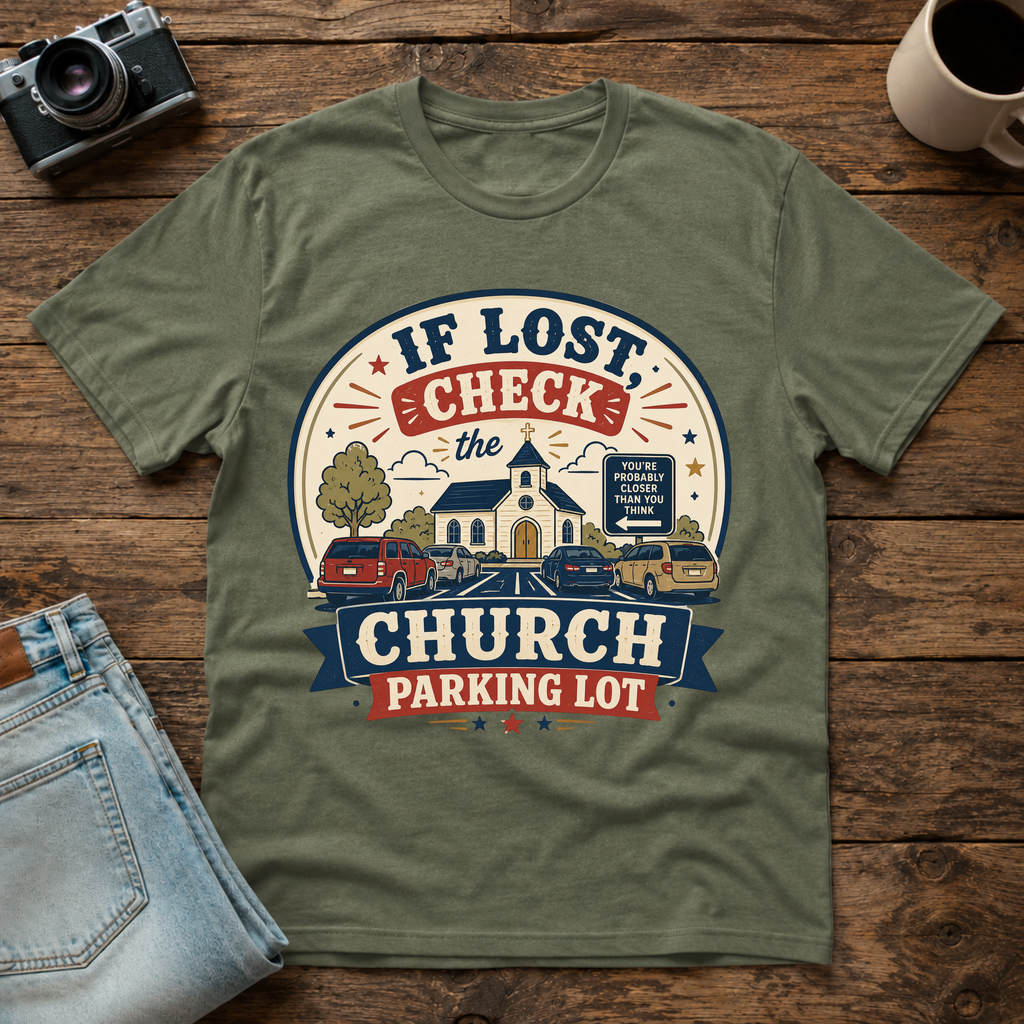 church parking lot